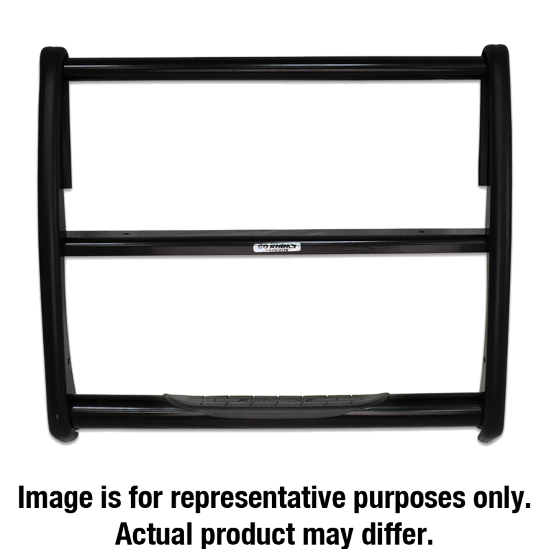 Go Rhino 06-10 Ford Explorer Série 3000 StepGuard - Noir (Protection de calandre centrale uniquement)