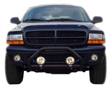 Protection de capot AVS 97-04 Dodge Dakota (derrière la calandre 3 pièces) Bugflector II à profil haut - Fumée