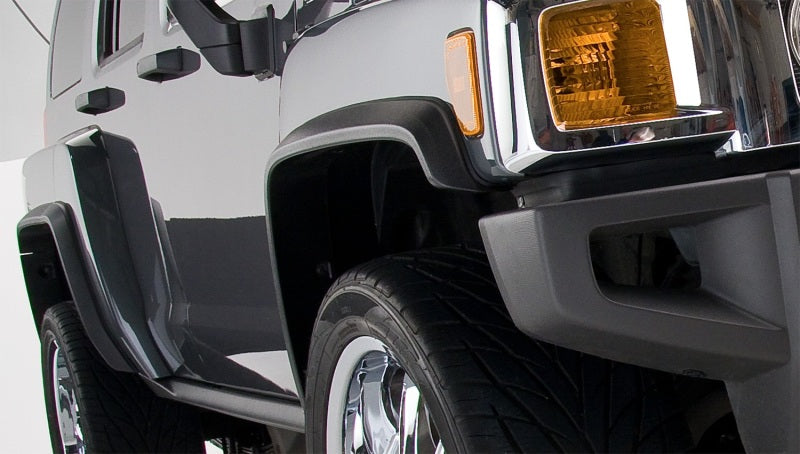 Élargisseurs de pare-chocs Bushwacker 06-10 Hummer H3 de style OE, 4 pièces - Noir