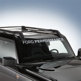 Bannière de pare-brise Ford Racing Ford Performance Bronco - Argent