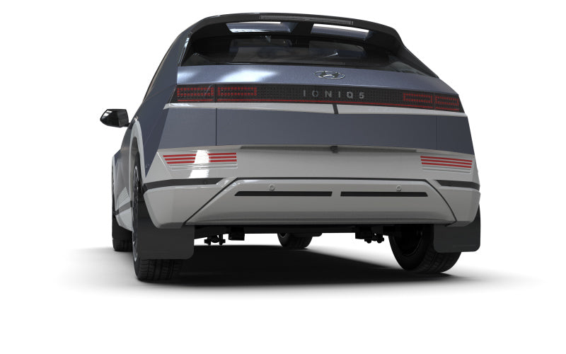 Rally Armor 2022 Hyundai Ioniq 5 Black Mud Flap w/ White Logo