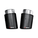 Arrière de catalyseur Akrapovic Evolution Line 16-17 BMW 340i (F30 F31) (SS) avec embouts en carbone (tuyau de liaison requis)