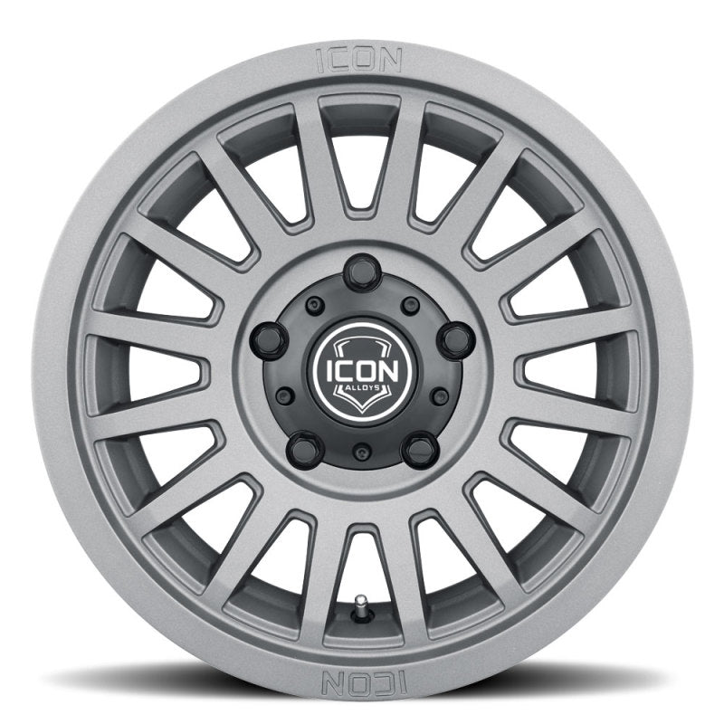 Roue ICON Recon SLX 18x9 5x5 BP -12mm Offset 4.5in BS 71.5mm Moyeu Alésage Charbon