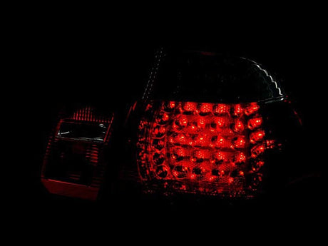Feux arrière à LED ANZO 1999-2001 BMW Série 3 E46 Rouge/Clair 4 pièces