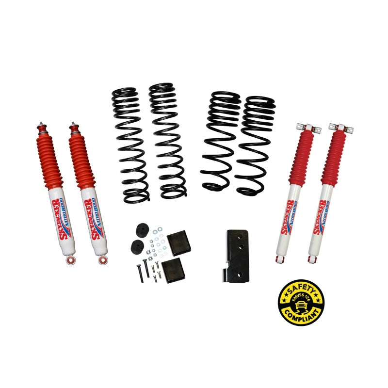 Kit de suspension à double débattement et à long débattement Skyjacker Jeep Wrangler JK 2-2,5 pouces