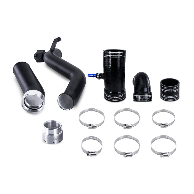 Kit de tuyau et de soufflet d'échangeur intermédiaire Mishimoto 2019+ Ford Ranger 2,3 L - Noir micro-froissé