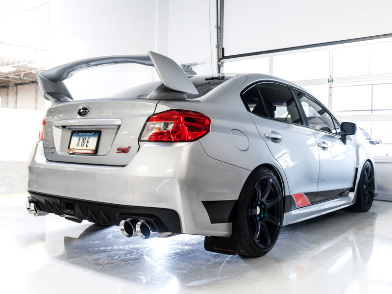 Échappement AWE Tuning Subaru STI VA / WRX GV / STI GV Sedan Touring Edition - Embout chromé argenté (102 mm)