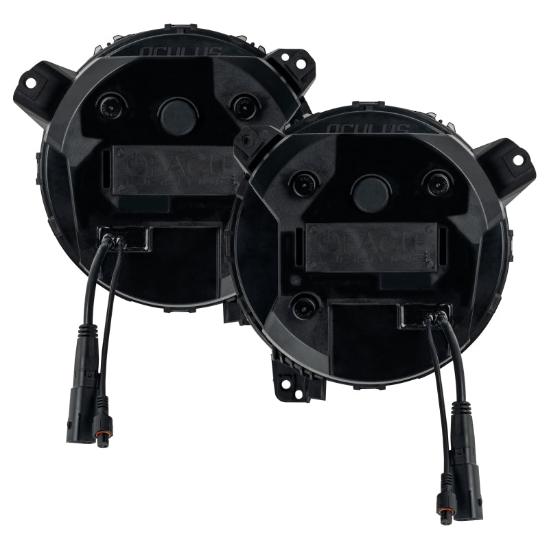 Phares de projecteur Oracle Oculus Bi-LED pour Jeep JL/Gladiator JT - Noir mat - 5 500 K VOIR LA GARANTIE