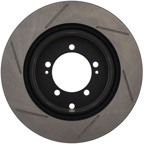 Rotor arrière gauche fendu StopTech Power Slot 03-06 Evo 8 &amp; 9