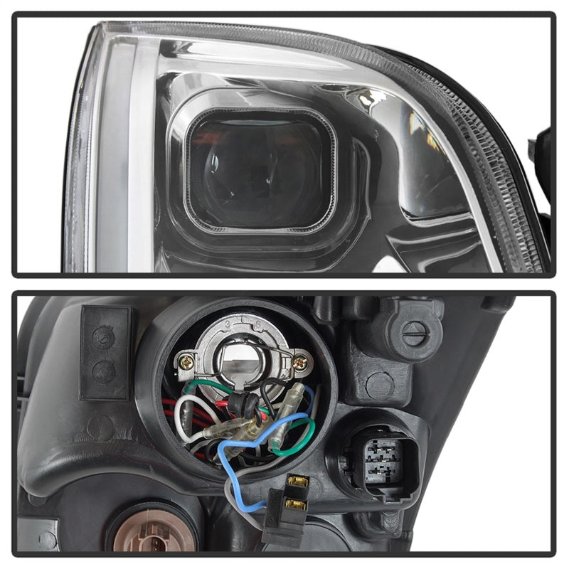 Phares de projecteur DRL à barre lumineuse xTune 06-09 Ford Fusion - Chrome (PRO-JH-FFU06-LB-C)