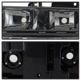 xTune Chevy Suburban 94-98 Headlights w/ Corner & Parking Lights 8pcs Smoked HD-JH-CCK88-AM-SM-SET