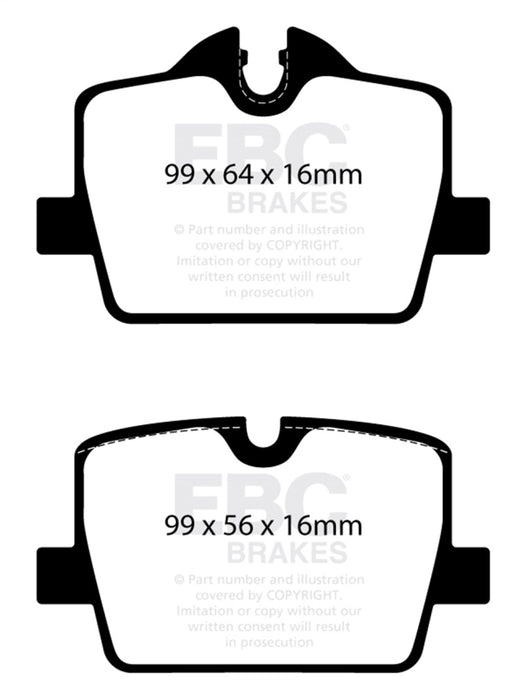 EBC 2019+ BMW Z4 G29 2.0T Greenstuff Rear Brake Pads