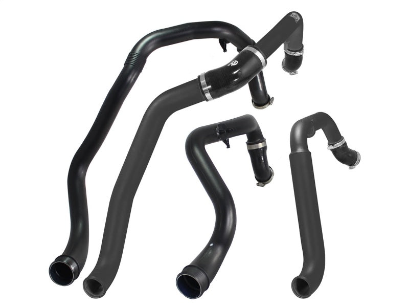 Tubes de refroidisseur intermédiaire aFe Bladerunner côté chaud 2 po à 2,5 po 2015 Ford F-150 V6 Ecoboost 3,5 L (tt)