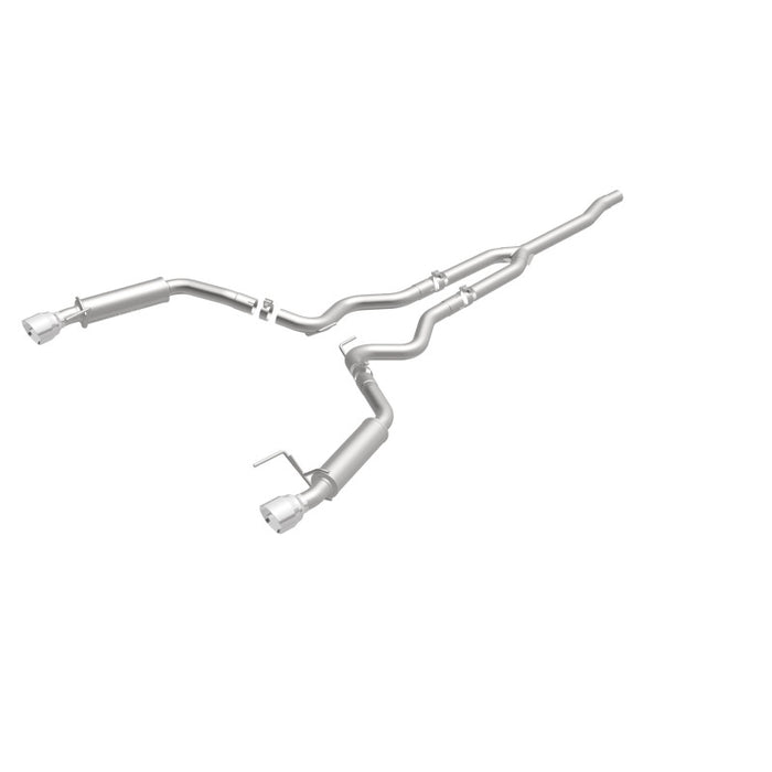 Cat-Back MagnaFlow 15-16 Ford Mustang 2,3 L L4 Competition SS 3 pouces arrière double divisé 4,5 pouces embouts noirs