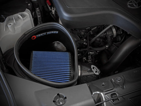 aFe 19-22 BMW Z4 30i L4-2.0L (t) Système d'admission d'air froid en fibre de carbone Track Series avec filtre Pro 5R