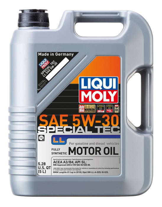 Huile moteur LIQUI MOLY Special Tec LL SAE 5W30 5L