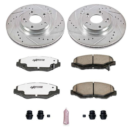 Power Stop 13-15 Acura ILX Front Z26 Street Warrior Brake Kit