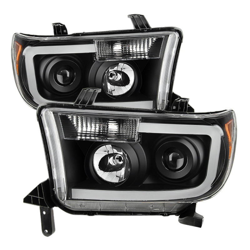 Barre lumineuse LED Xtune pour Toyota Tundra 07-13, projecteur avant noir PRO-JH-TTU07-LED-BK
