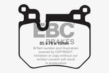 Plaquettes de frein arrière EBC Greenstuff pour BMW 135 3.0 Twin Turbo 08-10