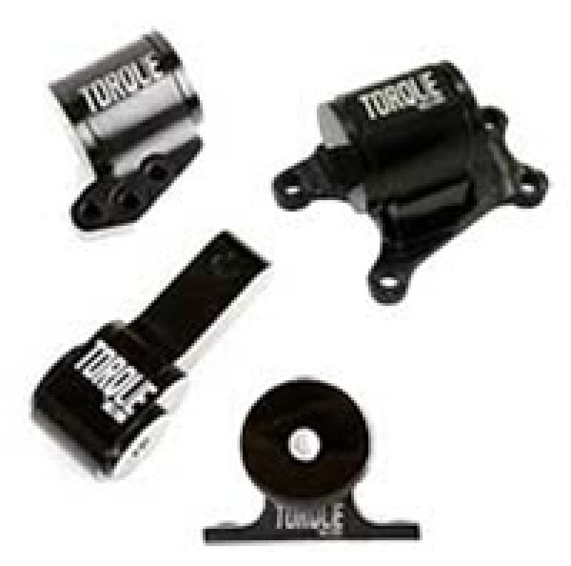 Kit de support moteur Torque Solution en aluminium billette 4 pièces : Mitsubishi Evolution VII-IX 2001-2006