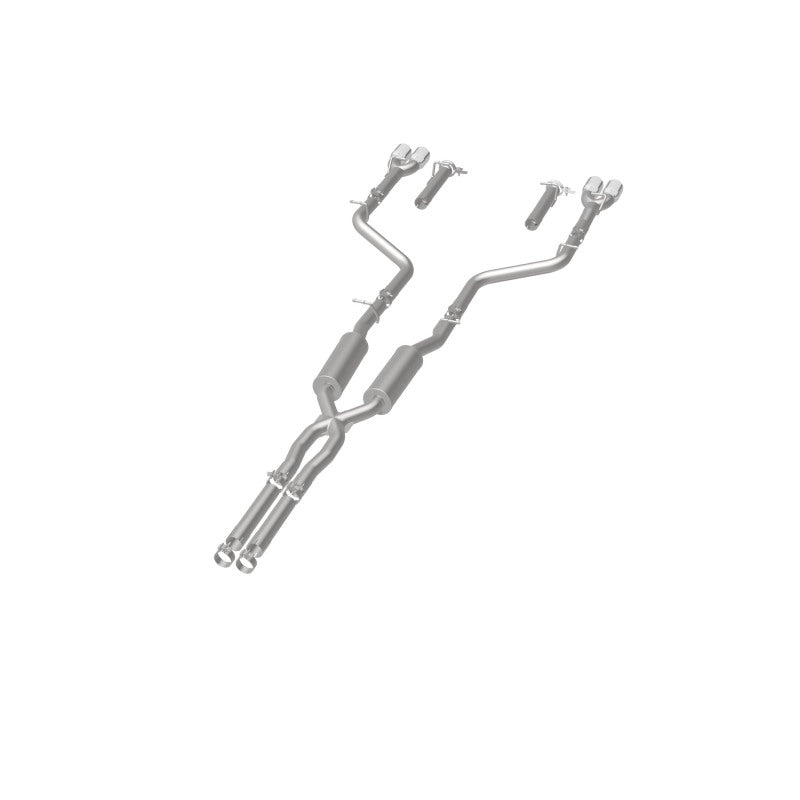 Cat-Back MagnaFlow, SS, 2,5 po, embout arrière divisé en quatre parties de 3,5 po, Dodge Challenger R/T 5,7 L 2015