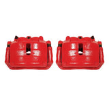 Étriers avant rouges Power Stop 2009 Ford F-150 avec supports - Paire