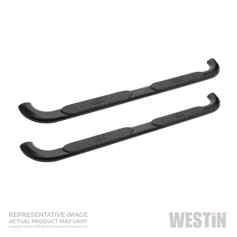Marchepieds ovales Nerf Platinum 4 Westin 2004-2008 Ford F-150 SuperCab - Noir