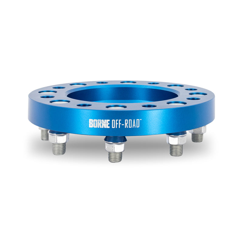 Mishimoto Borne Off-Road Wheel Spacers - 8X170 - 125 - 38.1mm - M14 - Blue