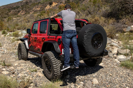 Marchepied pour Jeep Wrangler (JL) 2018 d'AMP Research - Noir