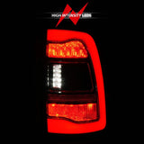 Feux arrière à LED séquentiels ANZO 09-18 Dodge Ram 1500 Noir