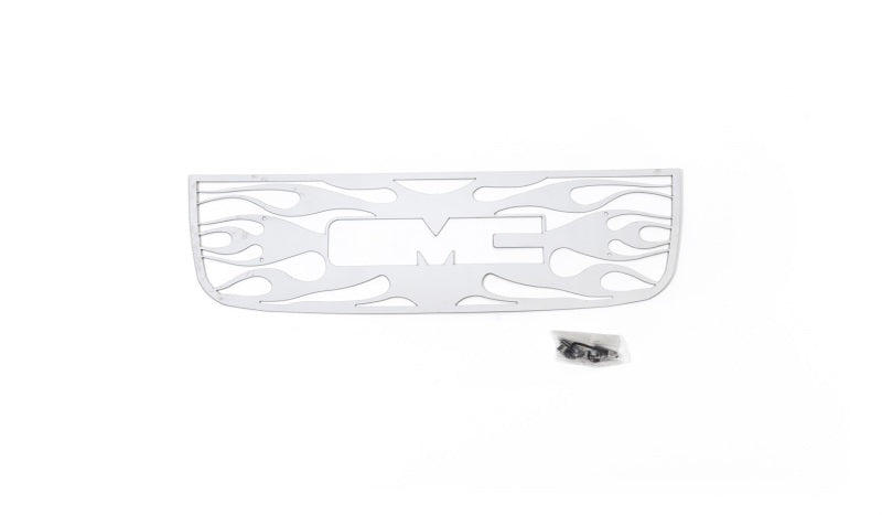 Grille de calandre en acier inoxydable Flaming Inferno Putco 02-08 GMC Envoy avec découpe de logo