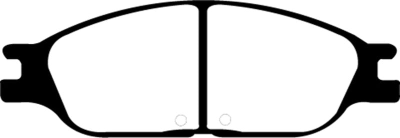 Plaquettes de frein avant EBC 99-00 Ford Windstar 3.0 Ultimax2