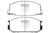 Plaquettes de frein avant EBC 85-90 Lotus Esprit 2.2 Yellowstuff