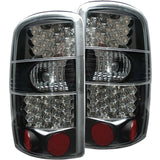 Feux arrière à LED ANZO 2000-2006 Chevrolet Suburban Noir