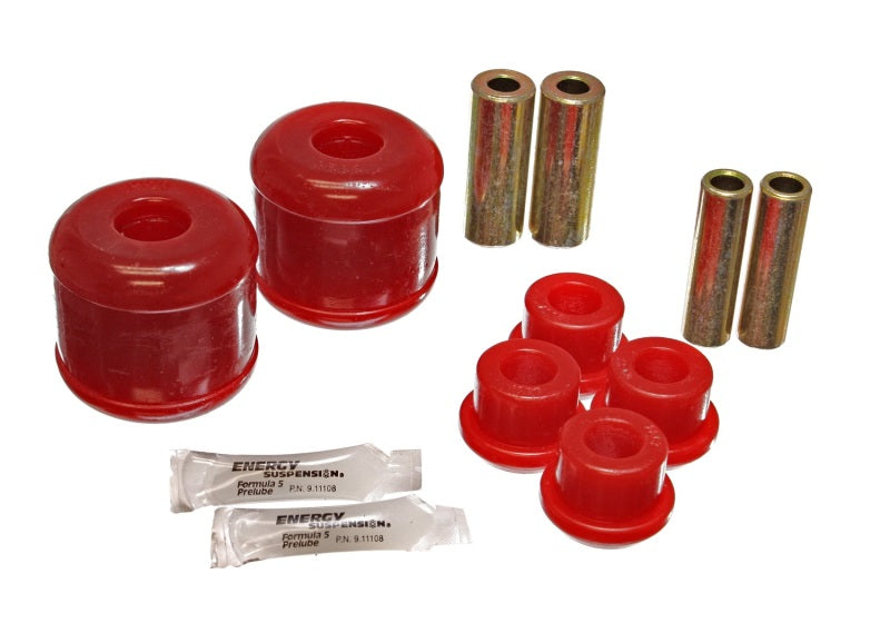 Ensemble de bagues de bras oscillant arrière rouges pour Honda Prelude 02-01 Energy Suspension