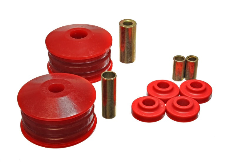 Bagues de rechange pour support de moteur rouge Energy Suspension 06-07 Mitsubishi Eclipse FWD pour V6 (2 tourqu