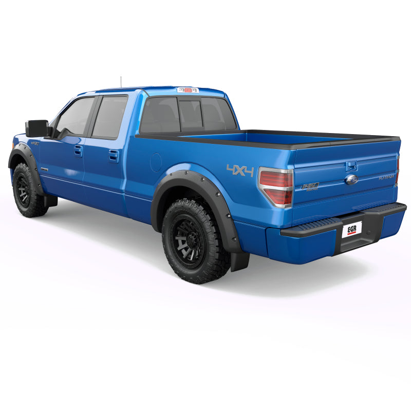 Élargisseurs d'aile de style boulon EGR 09-14 Ford F150 67 po / 78,8 po (ensemble de 4) - Noir texturé