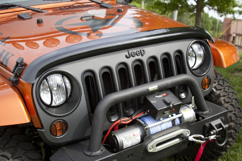 Déflecteur d'insectes enveloppant Rugged Ridge pour Jeep Wrangler 07-18