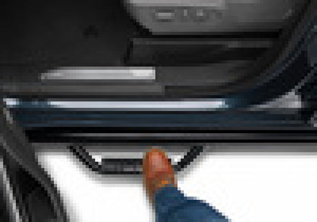 N-Fab Nerf Step 19-20 Chevy/GMC 1500 Cabine standard - Longueur de cabine - Noir brillant