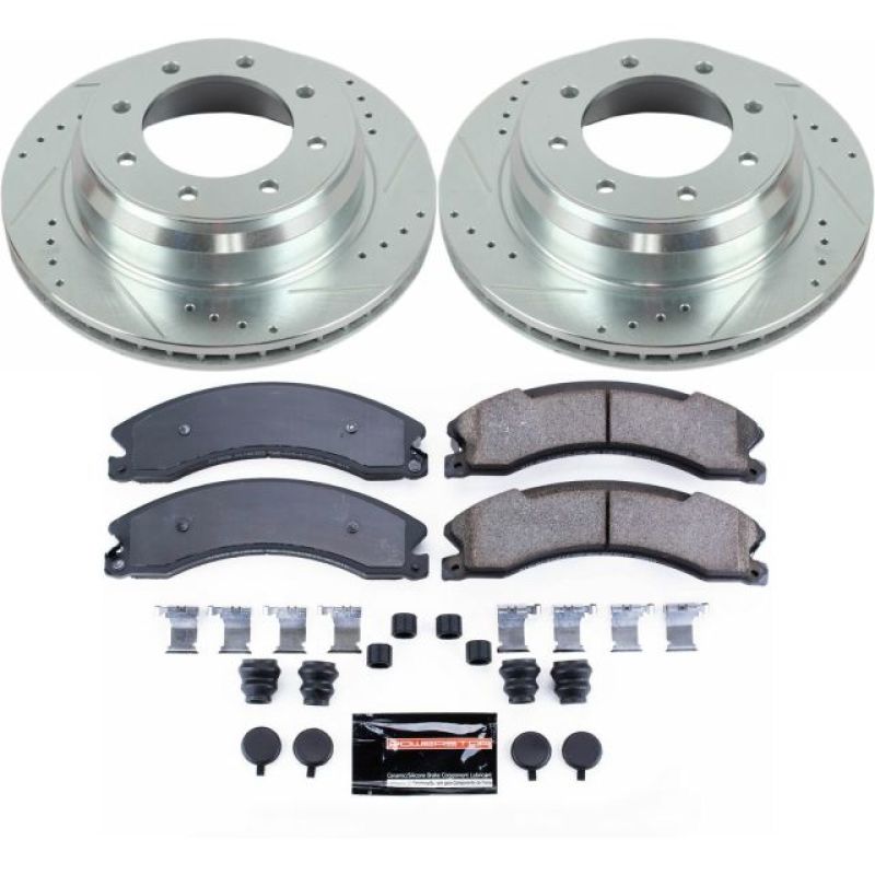 Power Stop 12-18 Nissan NV1500 Rear Z23 Evolution Sport Brake Kit