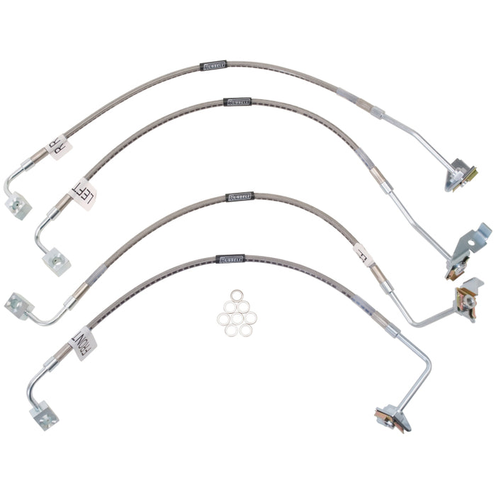 Russell Performance 07-08 Jeep Wrangler JK with 4in Lift Brake Line Kit