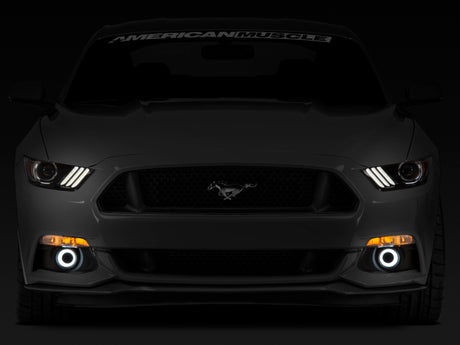 Feux antibrouillard à LED Raxiom 15-17 Ford Mustang (avec feux antibrouillard d'usine)