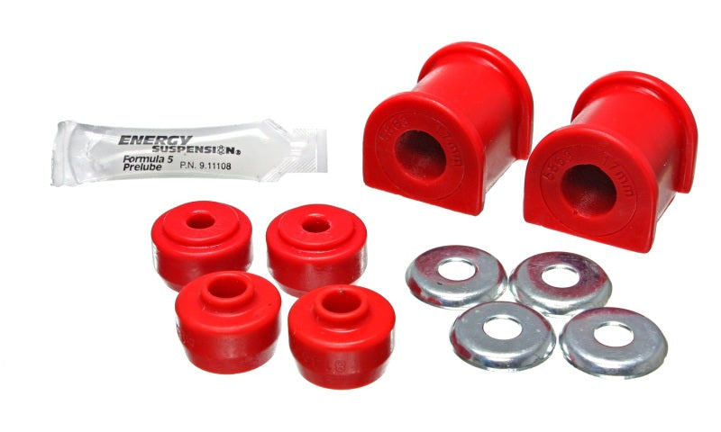 Kit de bagues de barre stabilisatrice arrière rouge 17 mm pour Lexus 03-08 / Toyota 4Runner 03-08 Energy Suspension