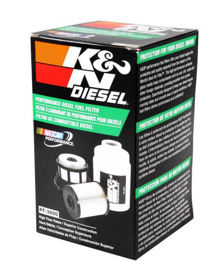 Filtre à carburant en cellulose K&amp;N 3,5 po de diamètre extérieur x 6,281 po de longueur