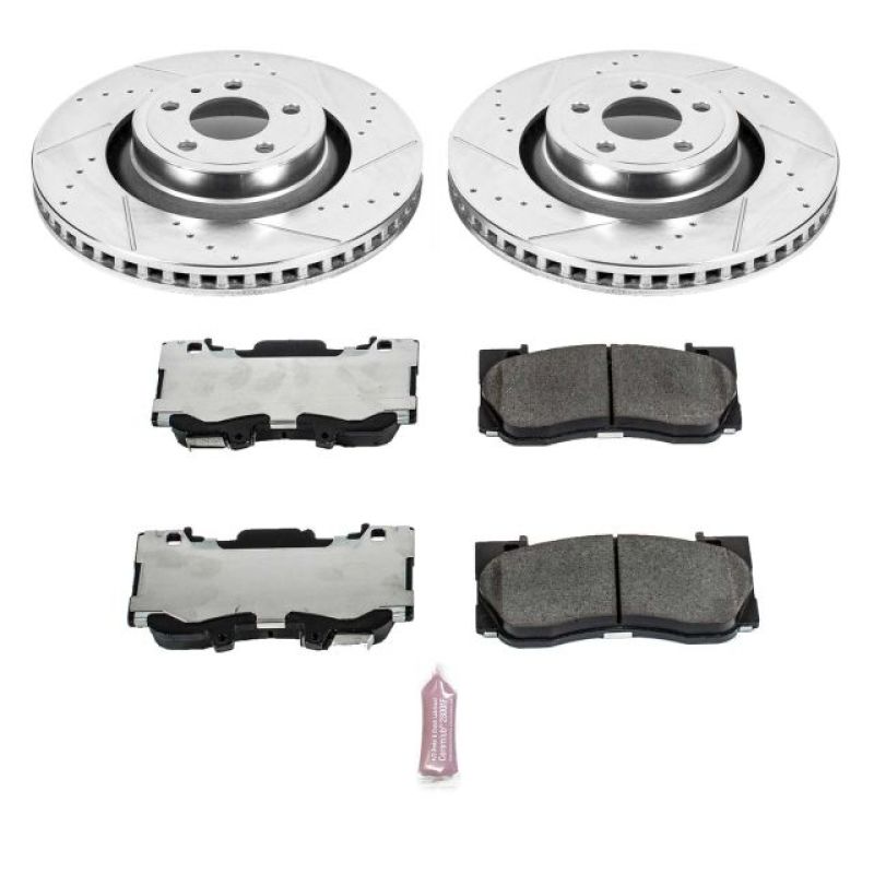 Kit de freins Power Stop 15-19 pour Ford Mustang Z26 Street Warrior avant