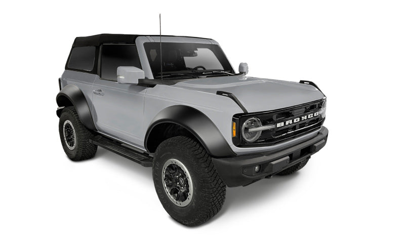 Élargisseurs d'aile Bushwacker 21-22 Ford Bronco (2 portes) de style Extend-A-Fender - 4 pièces lisses