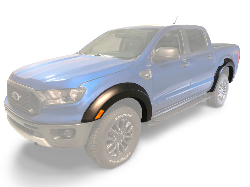 Élargisseurs d'ailes extensibles Bushwacker 2019 Ford Ranger Supercrew 4 pièces - Noir