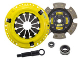 Kit d'embrayage à 6 plaquettes ACT 1988 Honda Civic XT/Race Sprung