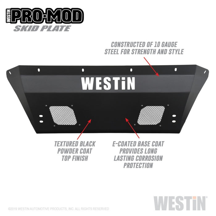 Plaque de protection Westin 16-21 Toyota Tacoma Pro-Mod