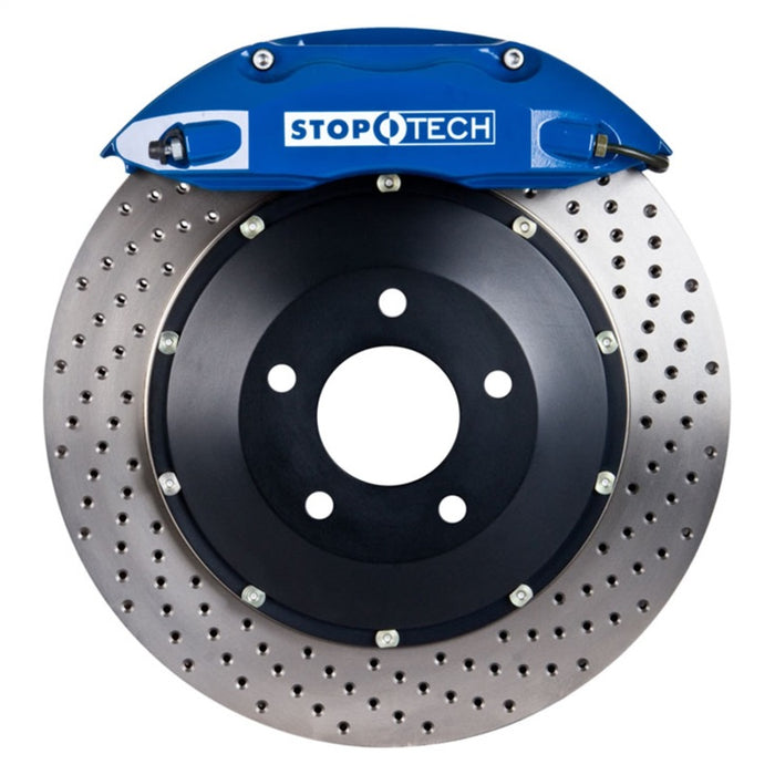 Étrier avant StopTech 06-10 VW Golf/Jetta BBK ST-40 bleu / 2 pièces percées 328x28mm Rotor